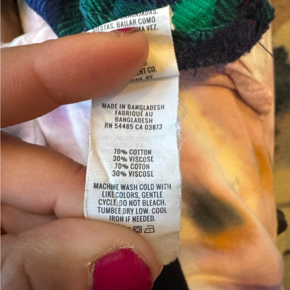 Aerie Flannel Blue and Green Plaid Pajama Set (Matching Dog PJs also for sale) - Picture 12 of 12